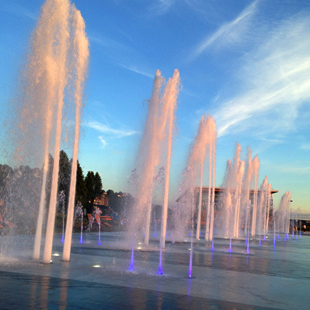 Photo de la fontaine du quai Paquet