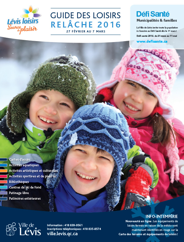 Guide des loisirs - Relâche 2016